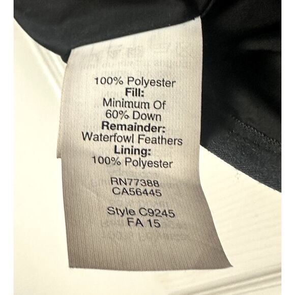 J. Crew Factory Dark Grey Quilted Down Vest Women's Size S - Picture 4 of 5